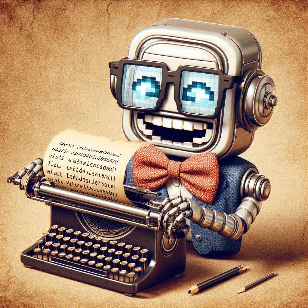 Joke writing robot